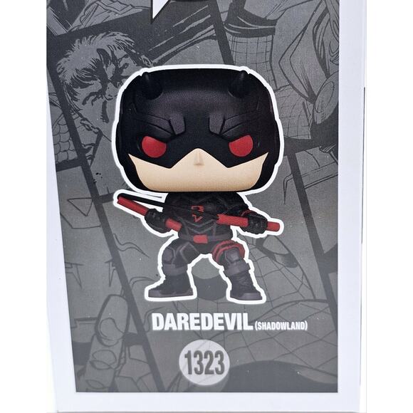 Daredevil Shadowland Marvel Funko Pop! Vinyl #1323 EE Exclusive Brand New - Picture 4 of 9